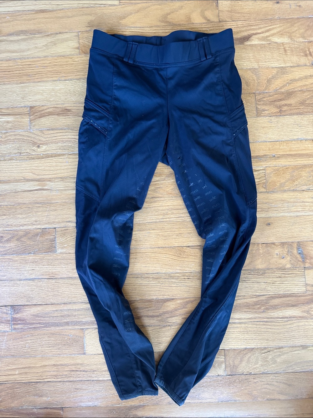Schockemohle navy riding tights full seat